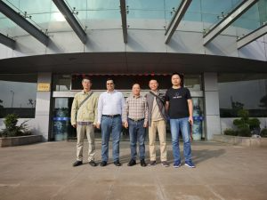 Pakistan Customer Visits Warp Knitting Machine Plant in Changzhou